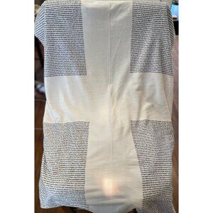 Bible Scripture Blanket with Cross New and Soft